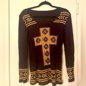 Cross long-sleeved Formal Shirt